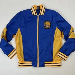 Rare Vintage 90s Y2K Unisex NBA Golden State Warriors Basket Ball Jacket